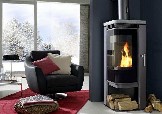 Pose de poele a bois à Saint Denis La Chevasse par Robin et Fils